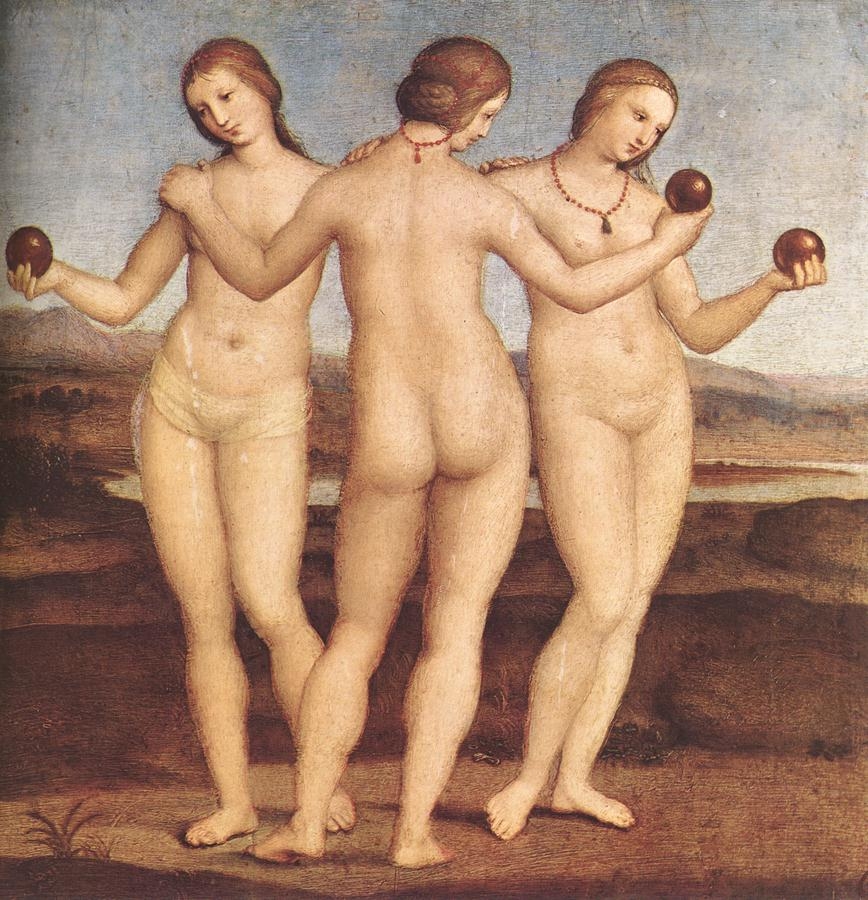 Raffaello (1483-1520) - Les trois graces.JPG